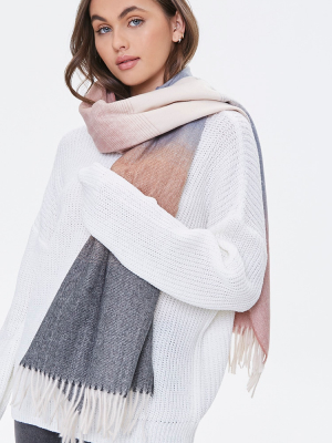 Ombre Wash Oblong Scarf