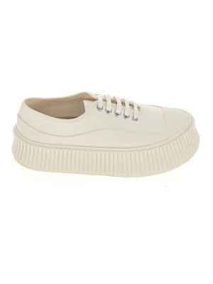 Jil Sander Lace-up Platform Sneakers