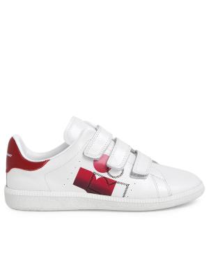 Isabe Marant Touch-strap Low-top Sneakers