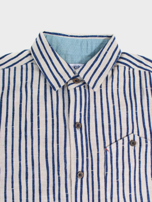 Button-up Shirt, Long Sleeve, Bamboo Shima