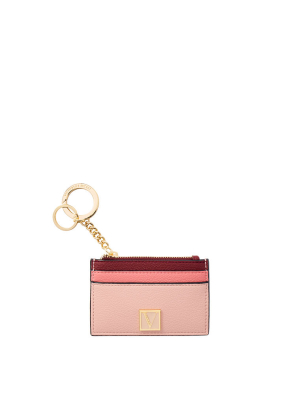 The Victoria Card Case Keychain In Colorblock