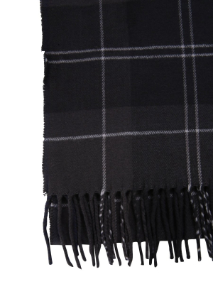 Barbour Tartan Fringed Scarf