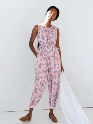 Goa Jumpsuit | Pink Coral Floral