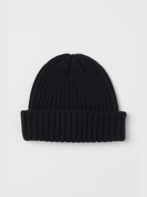 Rib-knit Hat