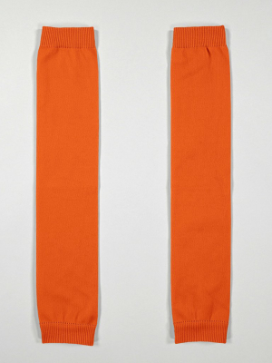 Hot Orange Football Leg Sleeves