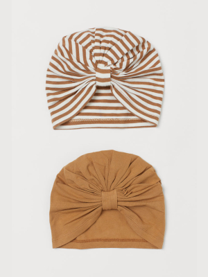 2-pack Cotton Turbans