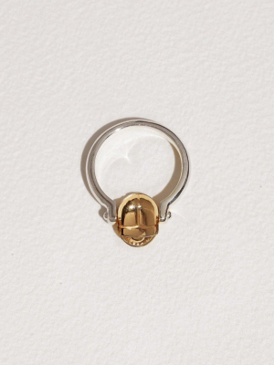 Rotating Scarab Ring