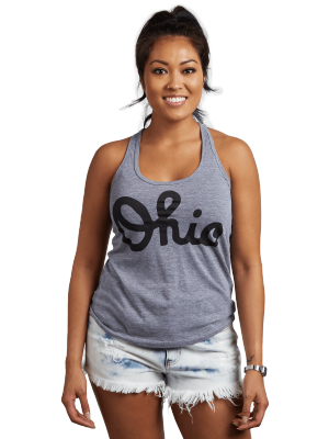 Women's Script Ohio Racerback