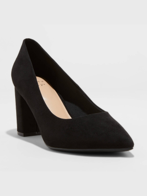 Women's Bonny Block Heeled Pumps - A New Day™