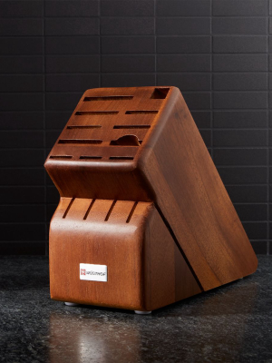 Wusthof ® 15-slot Walnut Knife Block