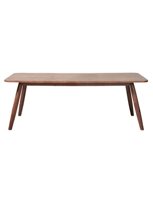 Tahoe American Walnut 77" Extendable Dining Table
