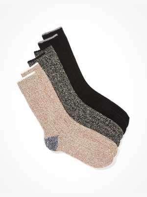 Aeo Marled Boot Sock 3-pack