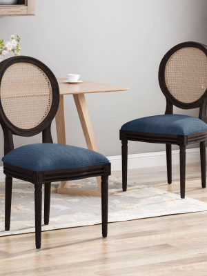 Set Of 2 Govan Wooden Dining Chairs - Christopher Knight Home