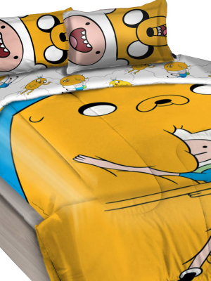 Twin-full Comforter Set Bro Hug Bedding - Adventure Time..