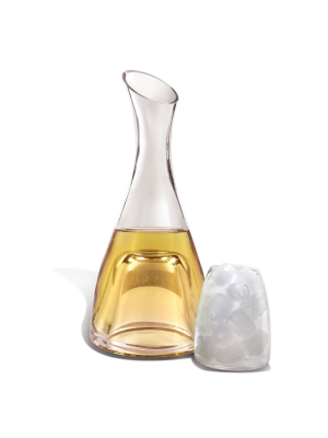 Epicureanist Wine Chilling Decanter With Ice Cup