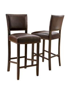 Owen 30.5" Barstool Set 2ct - Christopher Knight Home