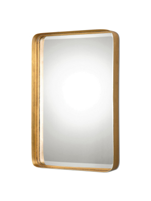 Rectangle Crofton Antique Decorative Wall Mirror Gold - Uttermost