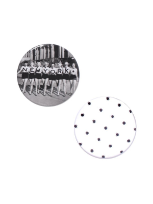 New York Button Mirror Set Design By Odeme