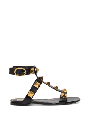 Valentino Garavani Roman Stud Flat Sandals