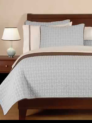 C&f Home Blue/brown Dalton King Quilt