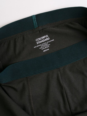 Classic Organic Boxer Briefs - Hunter Green