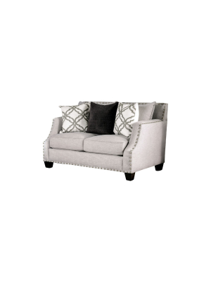 Burns Loveseat Casual Gray - Iohomes