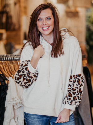 Kaylee Leopard Hoodie Top