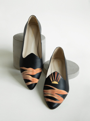 Desert Moon Black Loafer