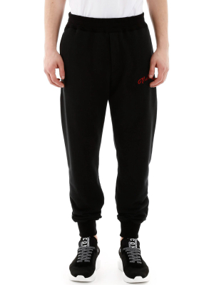 Alexander Mcqueen Logo Embroidered Sweat Pants