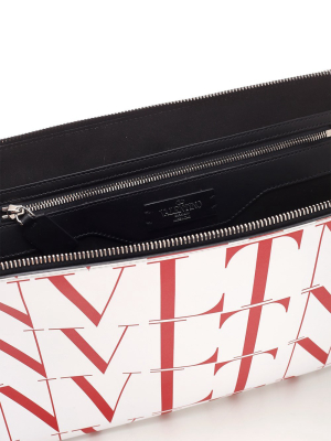 Valentino Vltn Printed Document Case