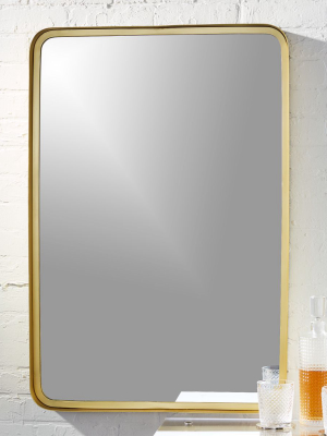 Croft Brass Wall Mirror