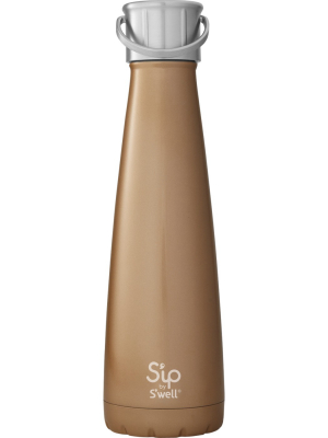 S'ip By S'well 15oz Stainless Steel Water Bottle Golden Mist