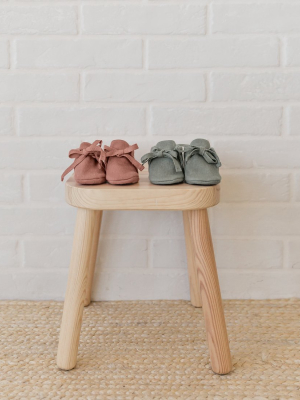 Organic Rib Baby Boots - Clay