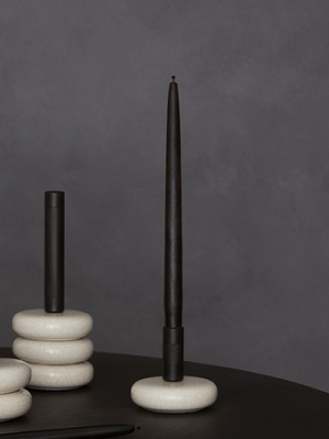 Arteriors Glaze Candlesticks - Set Of 3