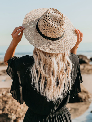 Bondi Lace Straw Hat - Natural - Final Sale