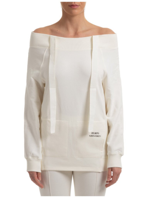 Alberta Ferretti Off-shoulder Sweatshirt