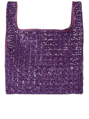 Sequined Tote Bag (jb-201-051-3-purple)