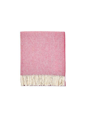 Herringbone Throw In Lipstick