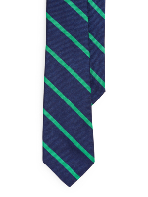 Striped Silk Repp Tie