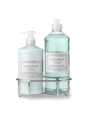 Williams Sonoma Fleur De Sel Lotion & Dish Soap, Classic 3-piece Set