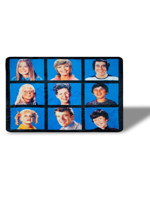 Just Funky The Brady Bunch Fleece Throw Blanket | 45 X 60 Inches