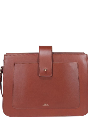 A.p.c. Albane Logo Detailed Crossbody Bag