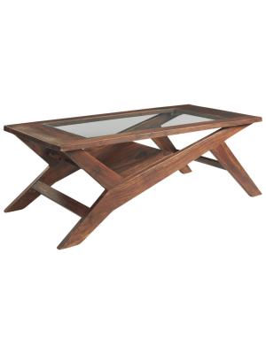 Charzine Coffee Table Warm Brown - Signature Design By Ashley