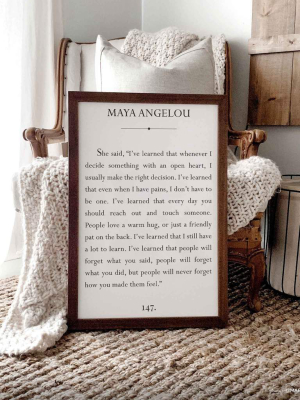 Maya Angelou