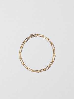 Long Oval Chain Bracelet