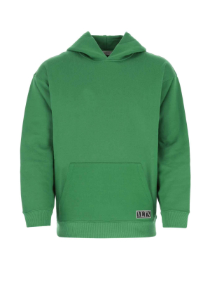 Valentino Logo Patch Long-sleeve Hoodie