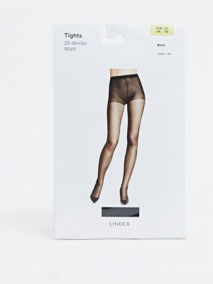 Lindex 20 Denier Matt Tights In Black