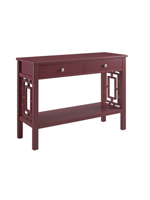 Whitley 2 Drawer Console Table - Linon