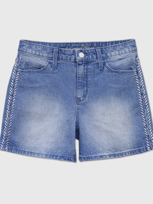 Women's High-rise Jean Shorts - Universal Thread™ Medium Blue