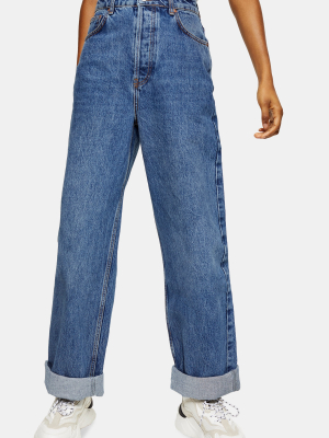 Considered Topshop One Oversized Mom Tapered Jeans